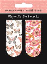 Marque-Pages magnétique Pictura Fleurs papillons