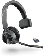 Micro casque sans fil Bluetooth Polycom Voyager 4310 UC pour PC/Mac Gris et noir