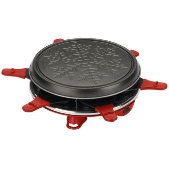 Appareil à raclette Moulinex RE160811 Accessimo 850 W Noir et Rouge - 1