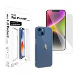 Pack Coque Moxie pour iPhone 14 Plus Transparent + Verre trempé 2.5D