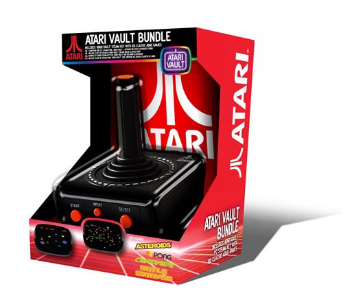 Atari Vault Bundle + USB Joystick - 100 Games