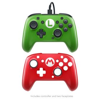 Manette Nintendo Switch PDP Face Off Super Mario