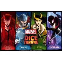 Jeu de stratégie Lucky Duck Games Dice Throne Marvel Thor, Loki, Spider-Man, Scarlet Witch