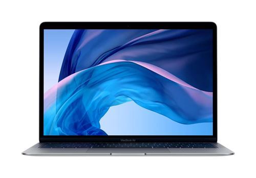 Apple MacBook Air 13.3" LED 128 Go SSD 8 Go RAM Intel Core i5 bicœur à 1.6 GHz Gris Sidéral Sur-mesure Clavier QWERTY 2018