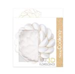 Moule à gâteau silicone 3D Scrapcooking Florescence Blanc 18 cm