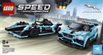 LEGO® Speed Champions 76898 Formula E Panasonic Jaguar Racing Gen2 and Jaguar I-Pace eTrophy