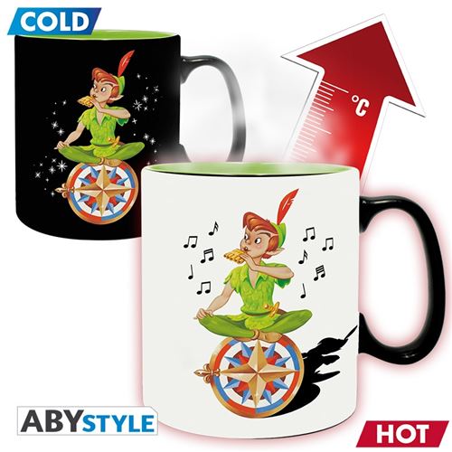 Mug thermo-réactif ABYstyle Disney Peter Pan Neverland 460 ml