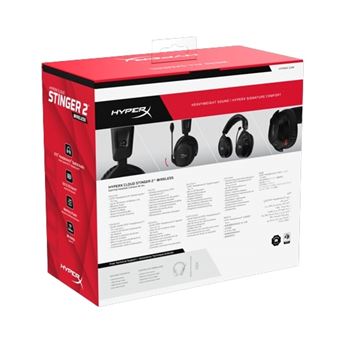 Casque PC sans fil gaming HyperX Cloud Stinger 2 Noir