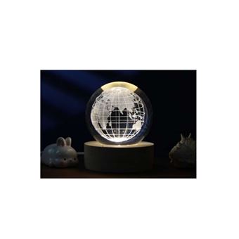 Lampe Itotal Led Crystal Ball Earth Large