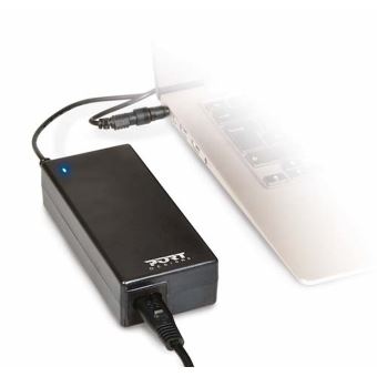Chargeur universel 45 Watts Noir Port Designs pour PC Portable - 1