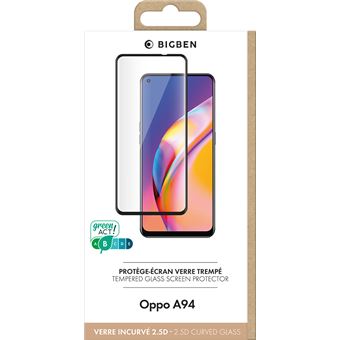 Protection en verre trempé BigBen Connected pour Oppo A94 5G Noir