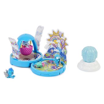 Pack figurines Hatchimals 4 Famille Surprise 3 enfants et 1 bébé S2 Modèle aléatoire