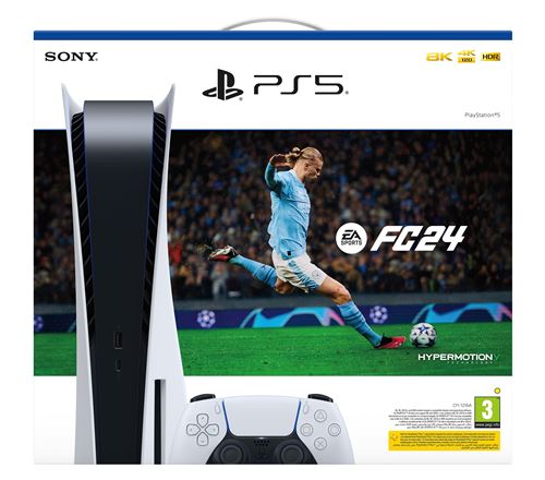 Pack console PS5 Standard + EA Sports FC24