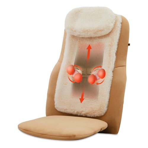 Soin Corps Et Visage Sharper Image Coussin De Massage Marron