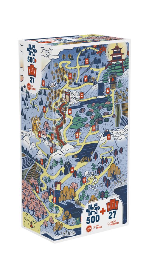 Puzzle 500 pièces Iello Play Forêt - Iello