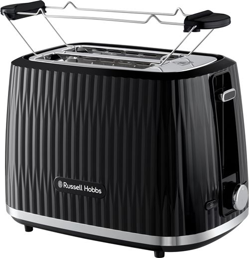 Russell Hobbs Noir Grille-Pain - Eden - 800 W - 2 Fentes