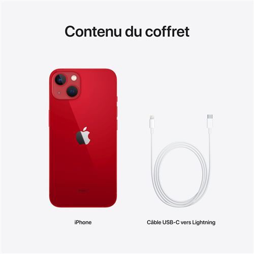 Apple iPhone 13 (PRODUCT(RED)) 本体 Smartphone APPLE iPhone 13 (Product) Red 128Go 5G