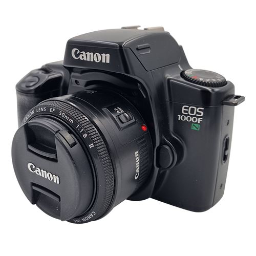 Appareil photo reflex Canon EOS 1000FN 50mm II Noir