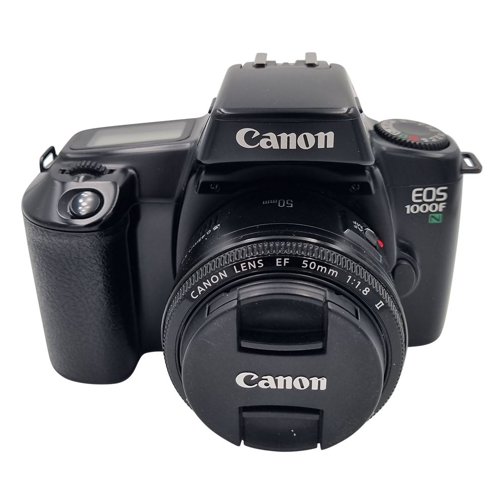 Appareil photo reflex Canon EOS 1000FN 50mm f1.8 II Noir Reconditionné Appareil photo