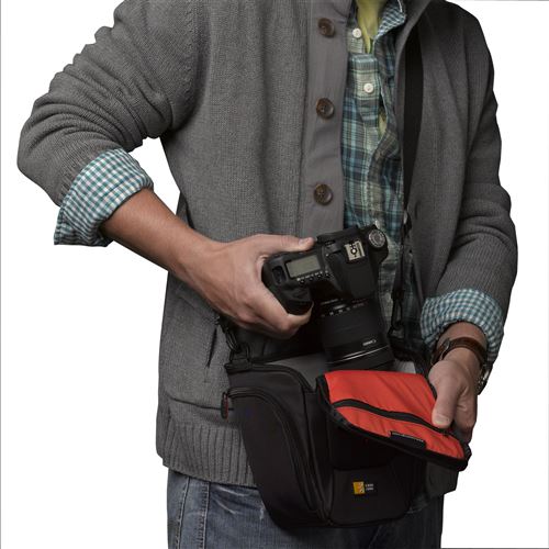 K-S-Trade Housse pour Canon EOS R10 Compatible avec Canon EOS R10 Sac Appareil Photo Reflex Saccoche Étui Pouchette Gadget Anti-Choc DSLR SLR Caméra Protection Housse Antichoc Noir (1x