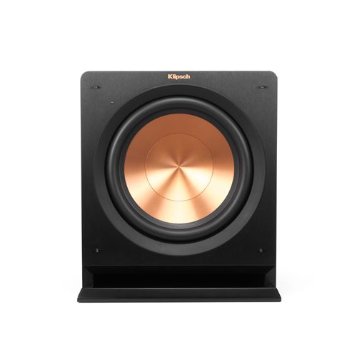 Caisson de basses Klipsch R-112SW Noir et Cuivre