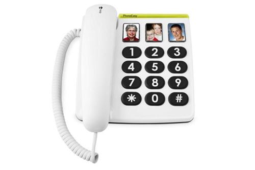 DORO PhoneEasy 331ph - Téléphone filaire - blanc