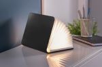 Lampe livre intelligente Gingko en cuir Mini Noir