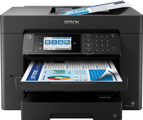 Imprimante Jet D'Encre Multifonction Epson Workforce Wf-7840 Noir