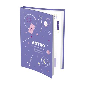 Agenda Astrologie - 1 jour par page - 12 x 17 cm - noir ou bleu