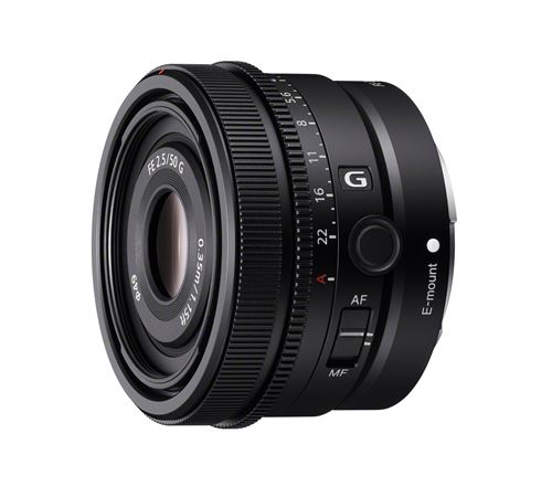 Objectif hybride Sony FE 50mm f/2,5 G Noir