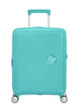 Valise American Tourister Soundbox 4 roues Extensible 55 cm Bleu