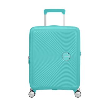 Valise American Tourister Soundbox 4 roues Extensible 55 cm Bleu