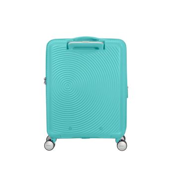 Valise American Tourister Soundbox 4 roues Extensible 55 cm Bleu