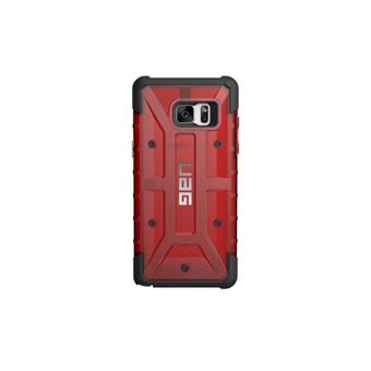 UAG Plasma Series - Coque de protection pour téléphone portable - robuste - polycarbonate, caoutchouc - rouge transparent, magma - pour Samsung Galaxy Note7 - 1