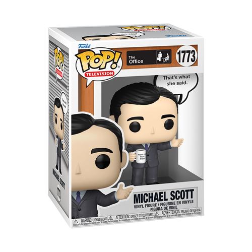 The Office Figurine POP! Sayings Michael 9 cm - vue 2