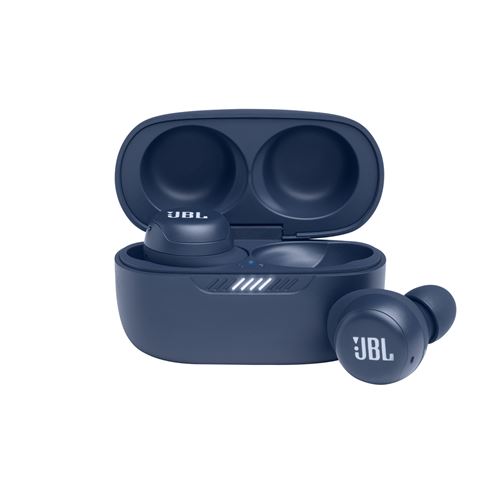 Ecouteurs sans fil True Wireless avec réducteur de bruit JBL Live Free NC+ TWS Bleu