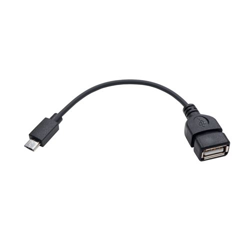 Adaptateur Usb Type A Vers Micro Usb Temium 10 Cm Noir