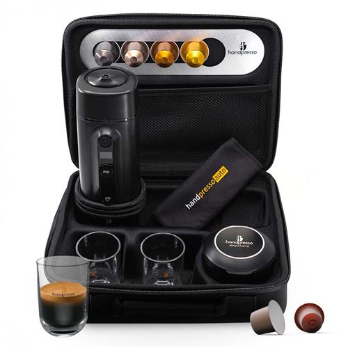 Cafetière Handpresso Auto Capsule 120 W Noir avec Set capsules