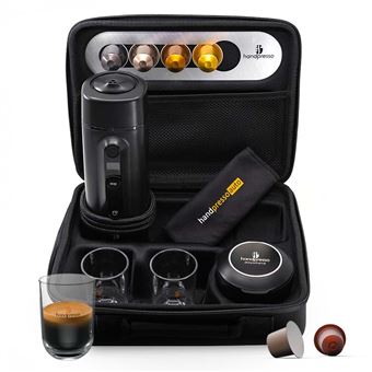 Cafetière Handpresso Auto Capsule 120 W Noir avec Set capsules