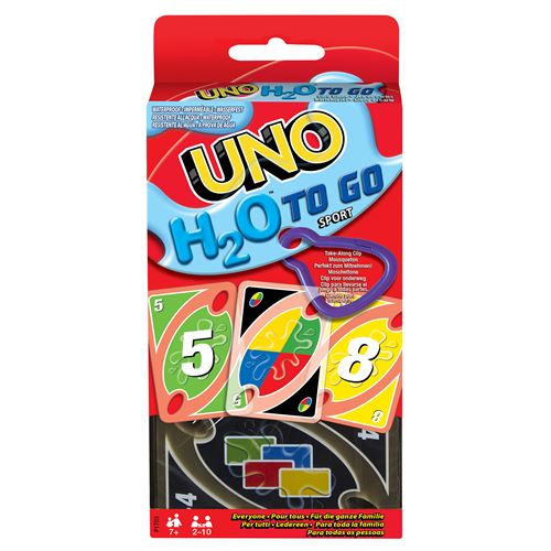 Boite de Jeu classique Mattel Uno H2O to Go