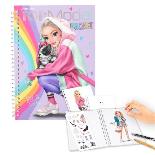 TOPModel Album a colorier de poche