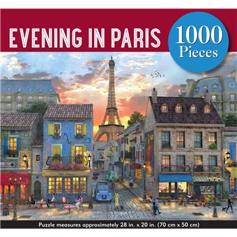 Puzzle LetterBox Peter Pauper Paris 1000 pièces 50 x 70 cm