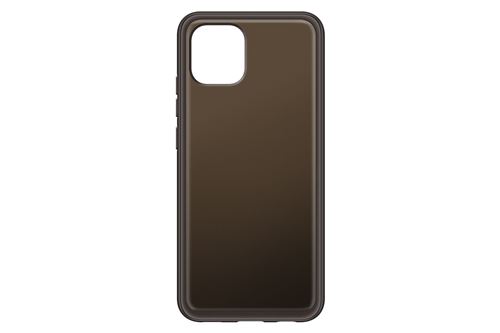 Coque souple pour Samsung Galaxy A03 Noir et Transparent