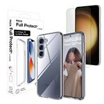 Pack Coque Moxie Samsung Galaxy S23+ Transparent + Verre trempé 2.5D