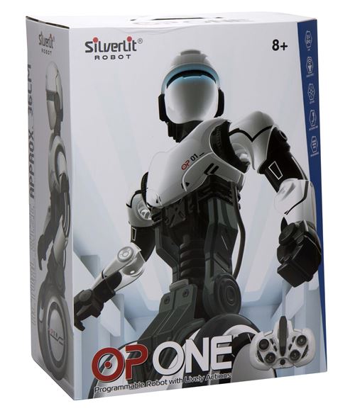 Silverlit YCOO Robot éducatif DR7 – Robot Programmable Et Télécommandé Avec 7 Fonctions – Histoires, Musique, Quiz – Dès 5 Ans