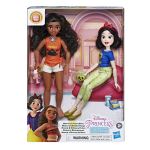Poupées Disney Princesses Vaiana et Blanche Neige
