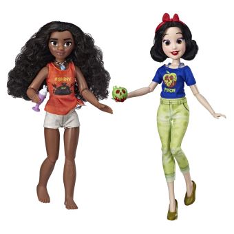 Poupées Disney Princesses Vaiana et Blanche Neige
