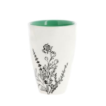 Mug à tisane fleuri Vert - Achat & prix
