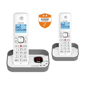 Téléphone Fixe pour Personnes Âgées Alcatel TMAX 10 LED Blanc - Téléphone  filaire - Achat & prix