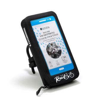 Housse smartphone étanche pour vélo On The Road Noir